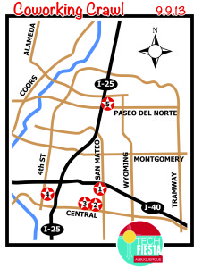 Map for Crawl 2013